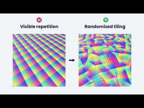 Avoid repetitions in texture tiling - UVW Randomizer