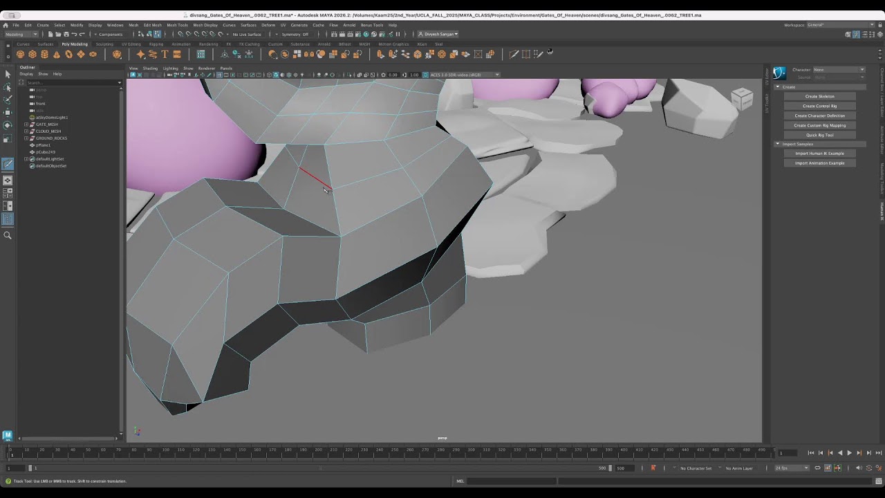 Modelling my Environment in #MAYA Part 5