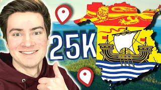 NEW BRUNSWICK GeoGuessr Speedrun | Canada 25Ks Episode 4