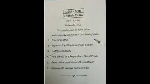 OAS 2018 MAIN ENGLISH ESSAY-AAROHAN CLASSES-9437002210