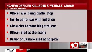 Hahira police officer killed in I-75 crash