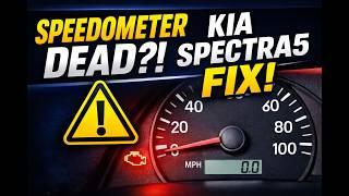 2004-2009 Kia Spectra5 Speedometer Not Working –Common Cause & Fix