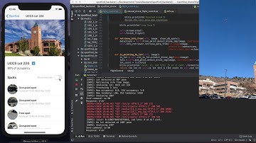 Autonomous parking spot detection system using drones, image-based machine learning and mobile apps