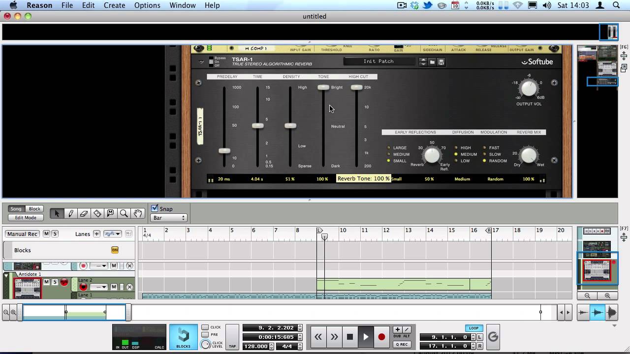 TSAR-1 Reverb (Rack Extension Review)
