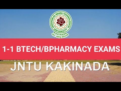 jntuk 1-1 btech/bpharmacy exams #jntuk