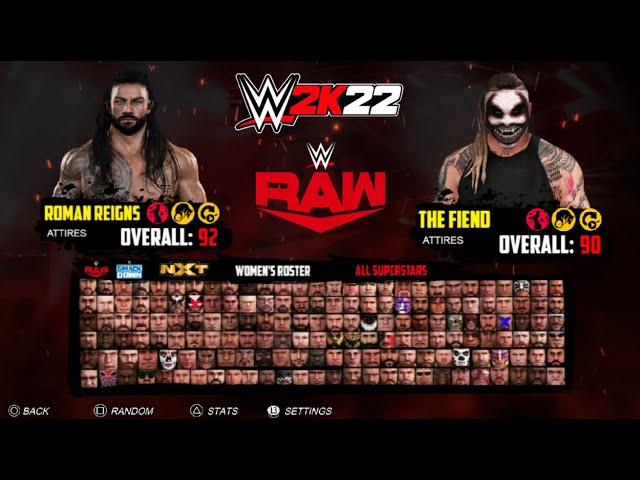 WWE 2K22 ROSTER - WWE 2K22 NXT FULL ROSTER 60+ SUPERSTARS AND TAG