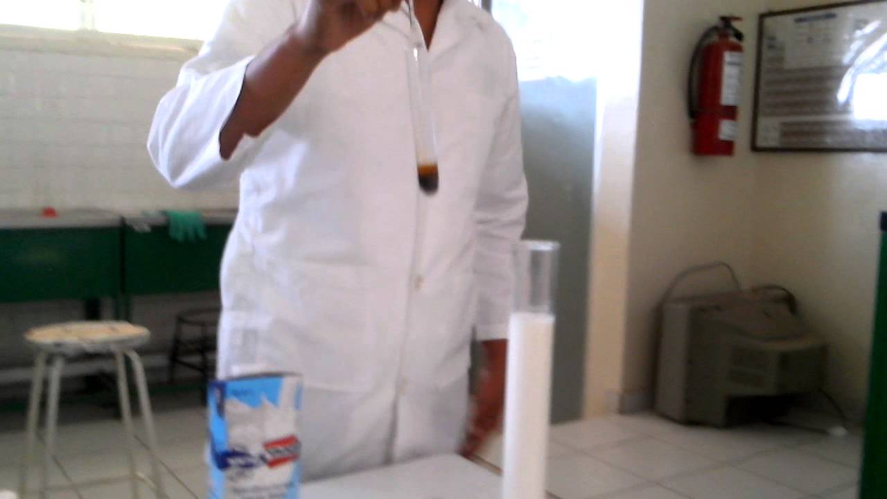 DENSIDAD DELA LECHE CON EL LACTODENSIMETRO - YouTube