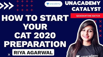 QUARANTINE BATCH |  How To Start Your CAT 2020 Preparation by Riya Agarwal