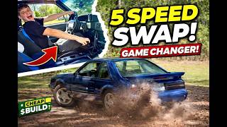 Mustang 5 Speed Swap! Adding fun to a 4 cylinder with a manual transmission!