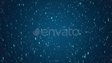 Digital Binary Data Abstract Background