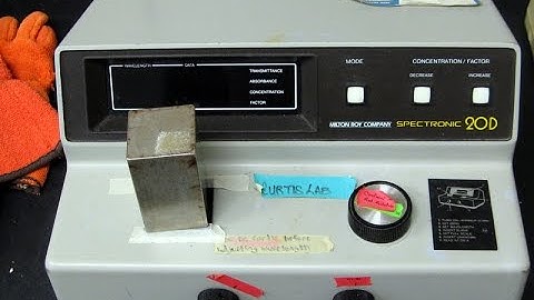 Specronic 20D Procedure