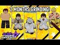 I spent 2 months worth of grinding collecting of units  all star tower defense roblox