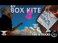 Tips  tricks to fly a kite  diy box kite