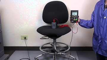 Measure the Resistance of an ESD Chair per ANSI/ESD STM12.1