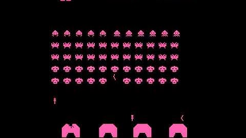 Arcade Game: Beam Invaders (1979 Tekunon Kougyou)