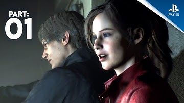 Part 1 - Resident Evil 2: Remake Gameplay - Leon Kennedy [PS5 - Ray Tracing - 4K HDR 60FPS]