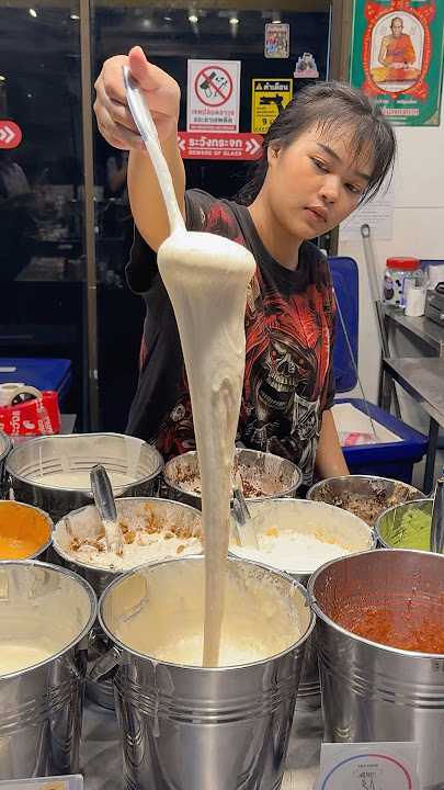 Bangkok's popular sticky milk drink