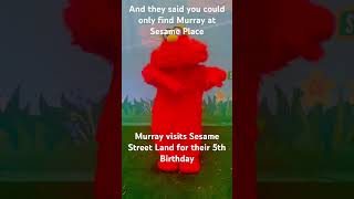 Murray Monster at Sesame Street Land!