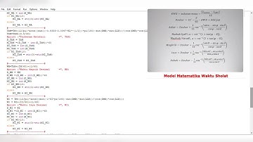 Penentuan Waktu Sholat dengan Metode Trigonometri Bola menggunakan Python
