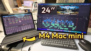 My PORTABLE M4 Mac Mini + iPad Pro Video Editing Setup!