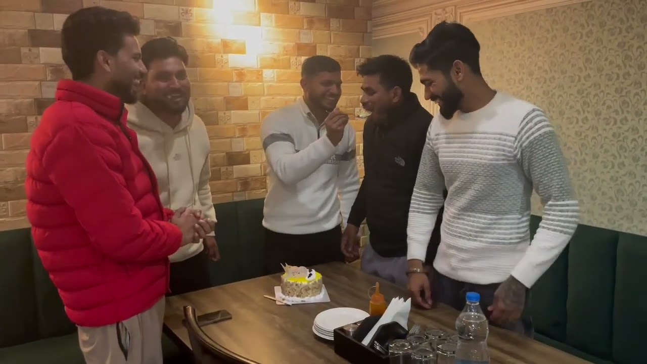 "Cake Cutting Celebration With My Gang 😎🎂"