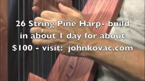 Yellow Bird, performed on easy make harp kit- visit:  johnkovac.com