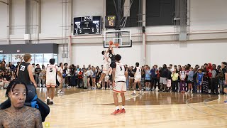 WEMBY jr POSTERED! Reacting To HOOPER DROPPED 55 POINTS ON MY AAU TEAM IN THE CHAMPIONSHIP GAME!
