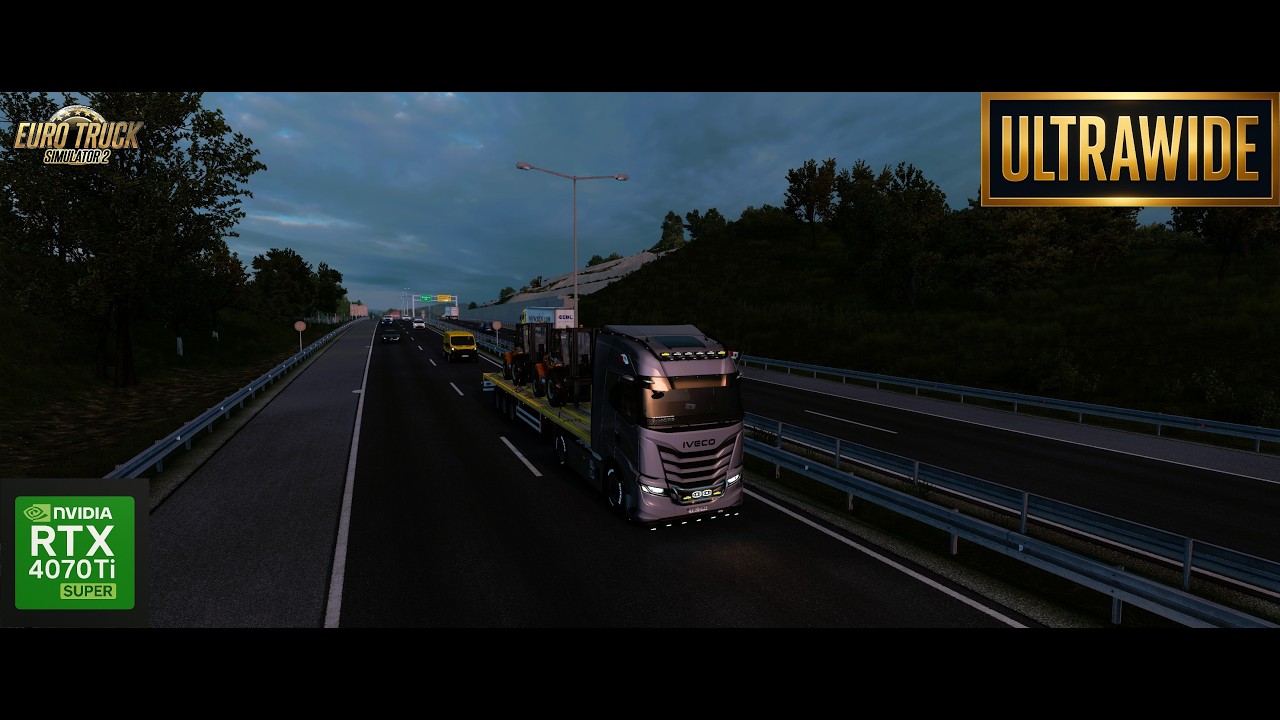 IVECO S Way - Euro Truck Simulator 2 - Sofía a Tirana - Moza TSW Wheel Gameplay - Ultrawide