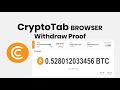 CryptoTab Browser Pro Withdrawal