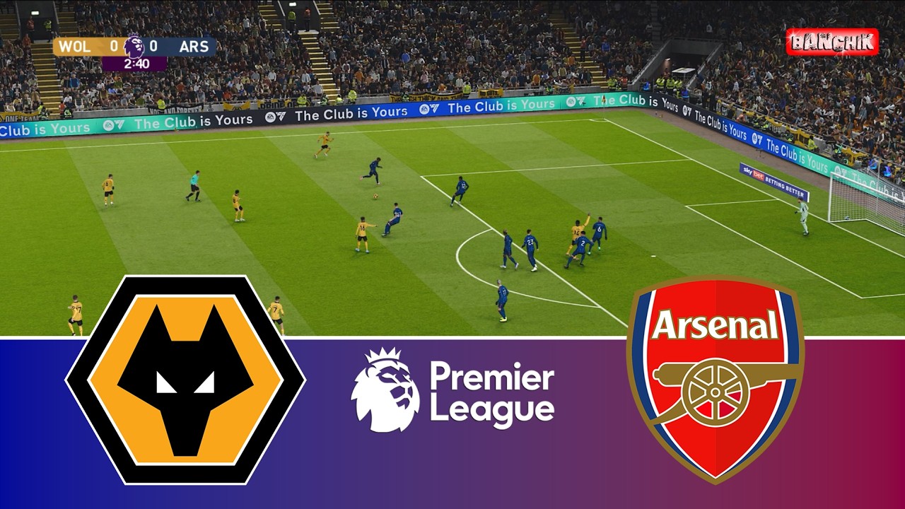 Wolverhampton vs Arsenal - Premier League 2026 | Full Match All Goals | Pes 21 Gameplay