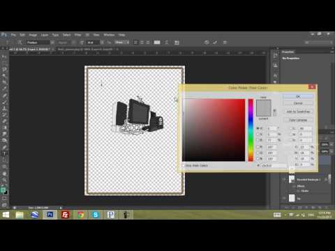 How to create a Poster/Banner/Flyer in Photoshop CS | Tutorial | HD