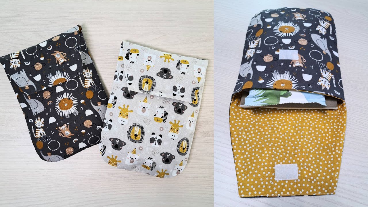 Cómo coser un neceser para pañales #bebe 👶 Coser para vender. Idea de #costurafacil #diy #molde