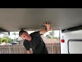 RV bottom rear slide repair