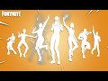 Top 25 Popular Fortnite Dances &amp; Emotes With Best Music! (Wind Up, Boy&#39;s a Liar, Bust a Move)