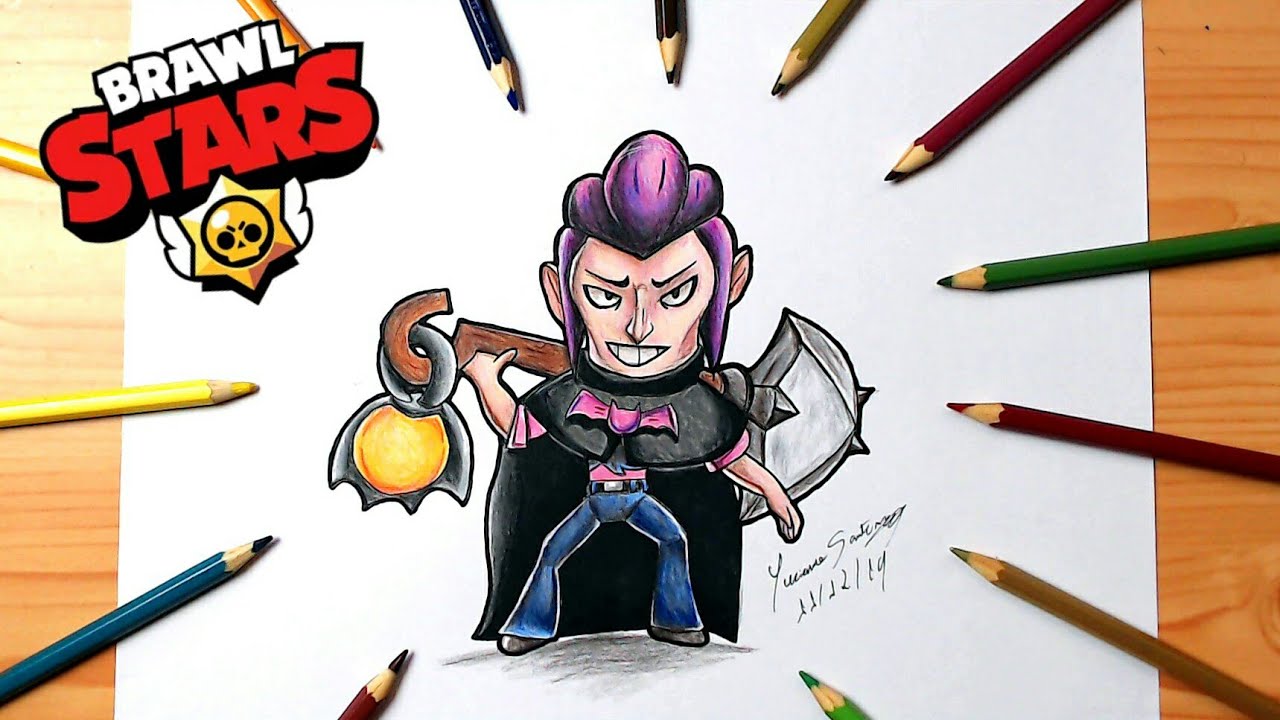 Como Desenhar O Mortis Brawl Stars Como Dibujar A Mortis De Brawl Stars Youtube - desenho do mortis de carola brawl stars