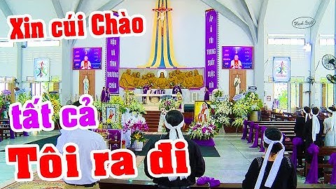 Cảm động - Xin Cúi Chào Tất Cả Tôi Ra Đi - Lm. Phanxicô Assisi Lê Quang Đăng