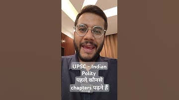 UPSC IAS - INDIAN POLITY - MOST IMPORTANT CHAPTERS #shorts #upscprelims #upscmotivation #ias