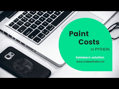 Paint Costs code_coach solution using python || sololearn