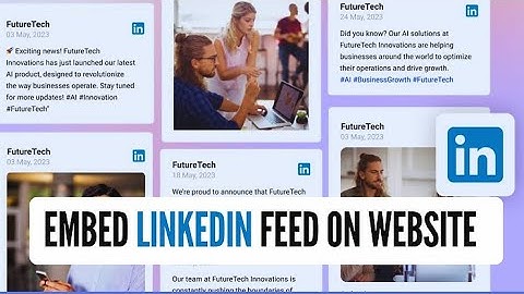 Embed LinkedIn feed to your website in 3 easy steps for free using Idukki UGC platform