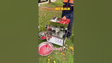 Ép nước cốt các loại trái cây, rau củ tại nhà dễ dàng với Máy ép nước cốt gia đình