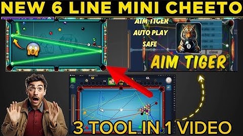 🔥6 Line Tool Aim-Safe For 8 Ball Pool 2024🔥 | Complete Setup | Latest 55.10.2