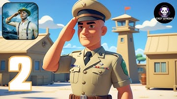 Base Commander - Gameplay Walkthrough Part 2 - Lead Troops Defend Base (iOS, Android)