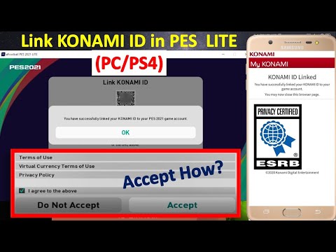 How to Link KONAMI ID in PES  (PC/PS4)
