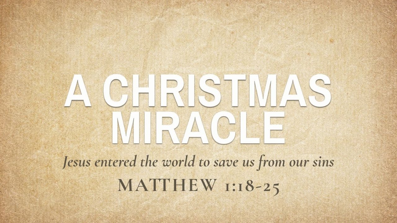 A Christmas Miracle YouTube