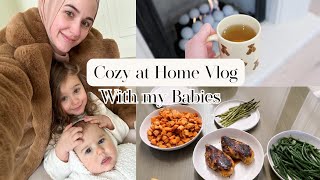 Cozy at Home with my Baby & Toddler | Family Time, Toddler Activities, Cooking, Cleaning