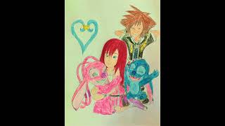 Kairi and Angel 624 hugs with Sora and Stitch 626.