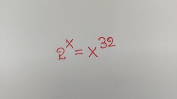 A Nice Exponential math problem ll Math Olympiad|| #maths #X=?.