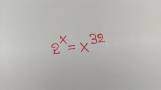 A Nice Exponential math problem ll Math Olympiad|| #maths #X=.