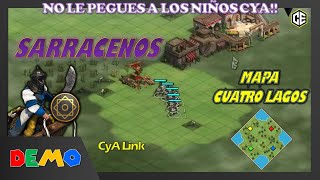 CyA siendo el Héroe de CUATRO LAGOS | CyA | DEMOmx | SARRACENOS | age of empires 2 | AOE2