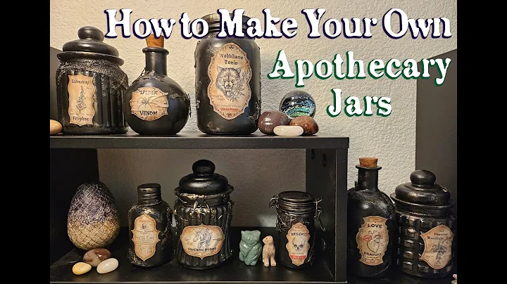 How to Make Your Own Halloween Apothecary Jars | DIY
